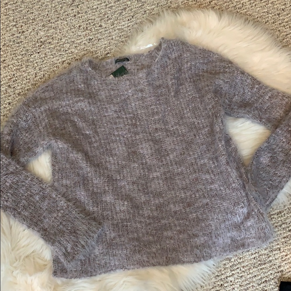Women’s super soft cozy sweater purple tone